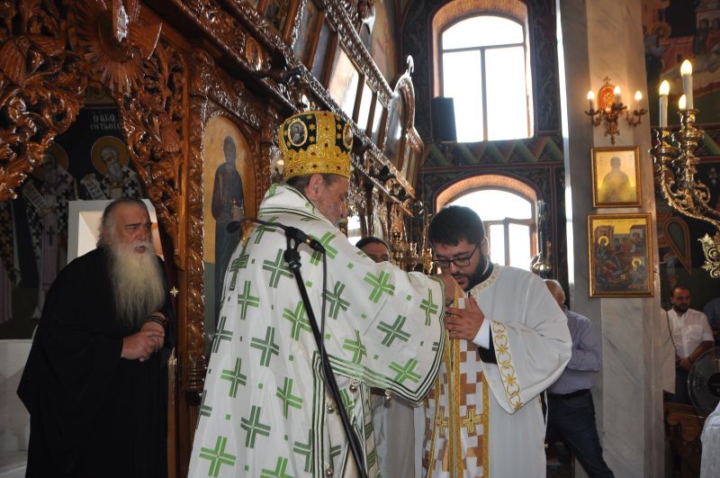 Χειροτονία νέου κληρικοῦ στήν Ἱερά μας Μητρόπολη